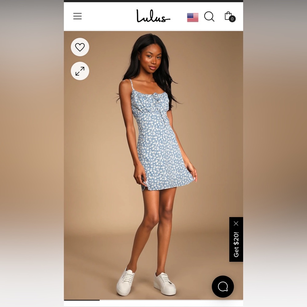 Lulus summer/spring floral dress